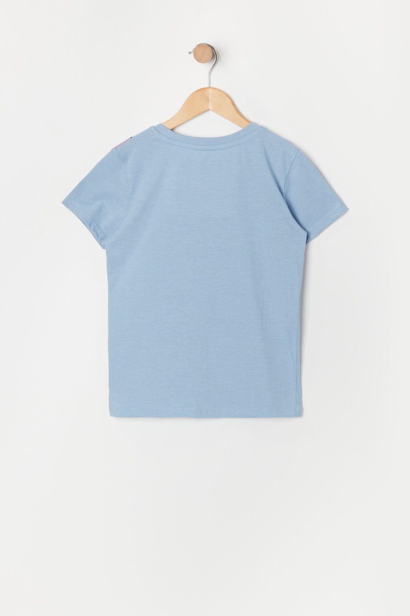 Girls Blue Stitch Graphic T-Shirt sold by Urban Planet product image thumbnail 2
