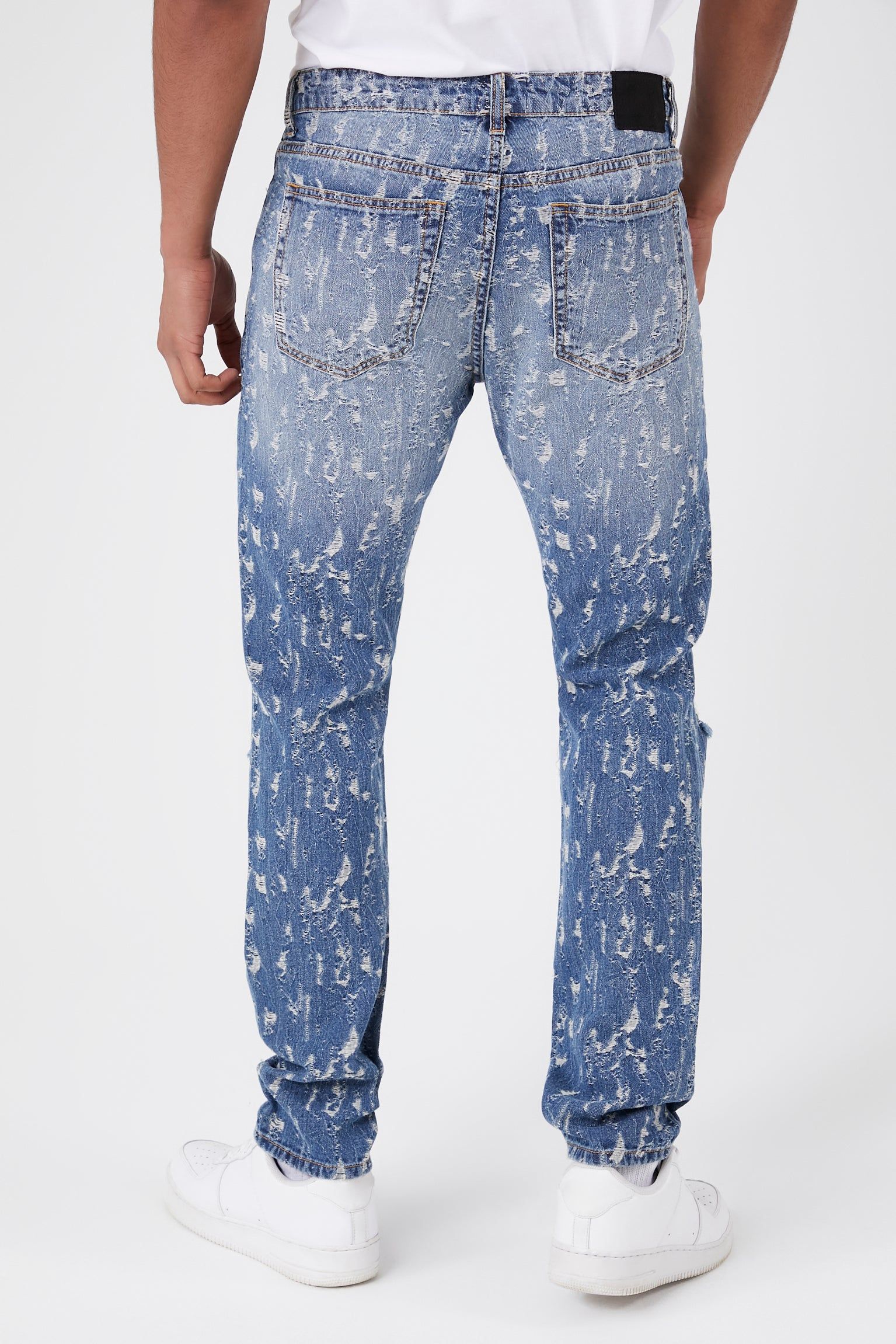 Stone Wash Distressed Slim Jean sold by Urban Planet product image thumbnail 3