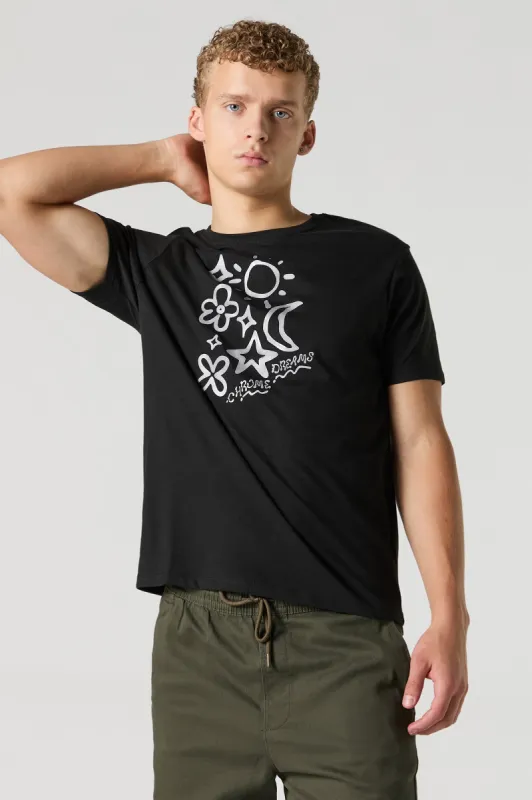 T-shirt à imprimé Chrome Dreams sold by Urban Planet
