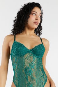 Sweetheart Bustier Lace Bodysuit sold by Urban Planet