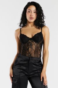Sweetheart Bustier Lace Bodysuit sold by Urban Planet