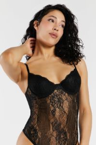 Sweetheart Bustier Lace Bodysuit sold by Urban Planet