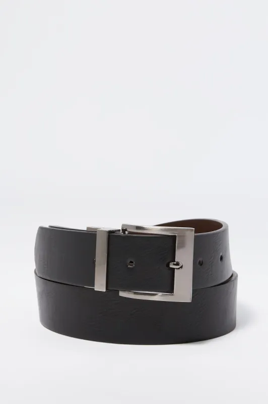 Faux-Leather Reversible Belt sold by Urban Planet