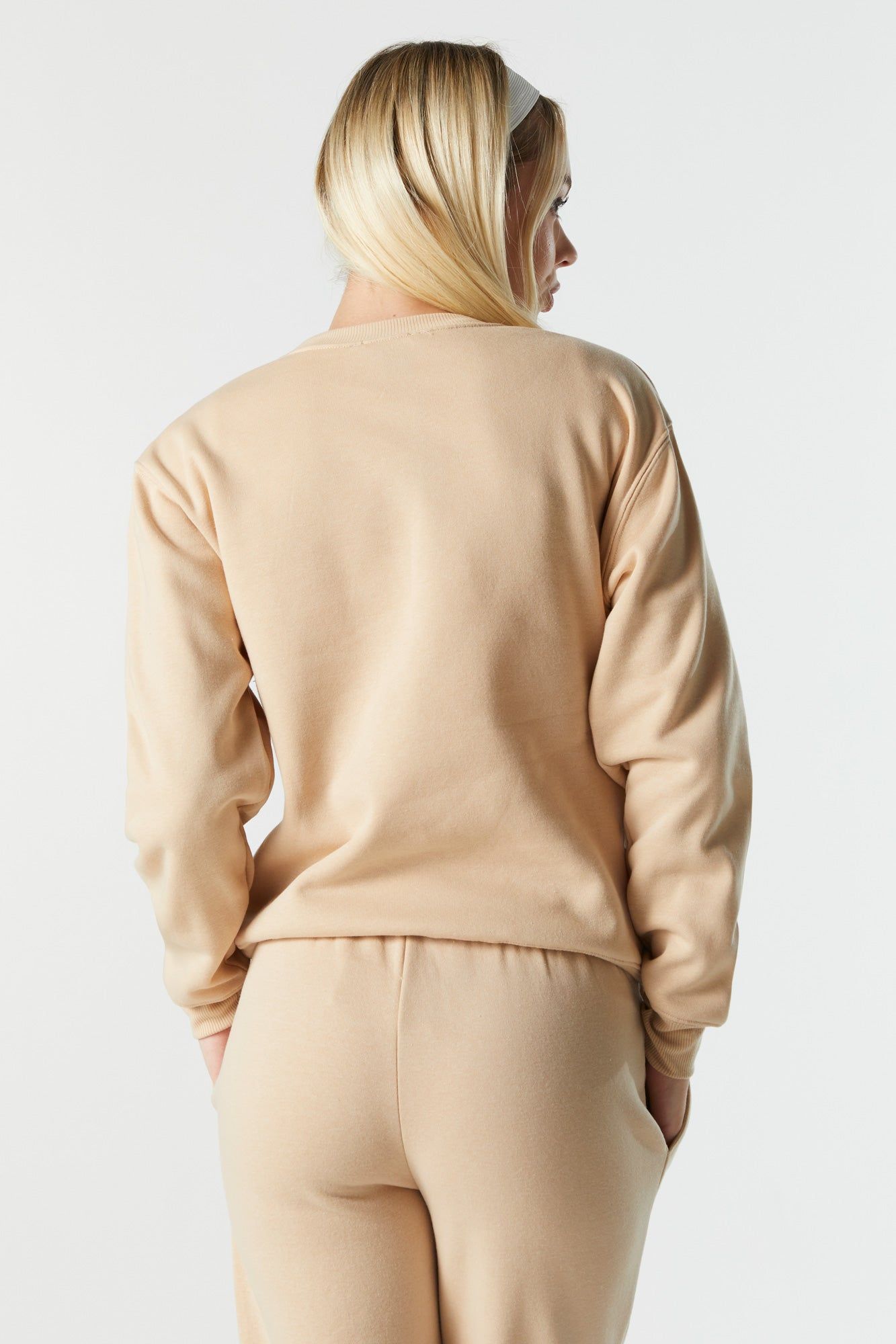 Fleece Crewneck Sweatshirt sold by Urban Planet product image thumbnail 2