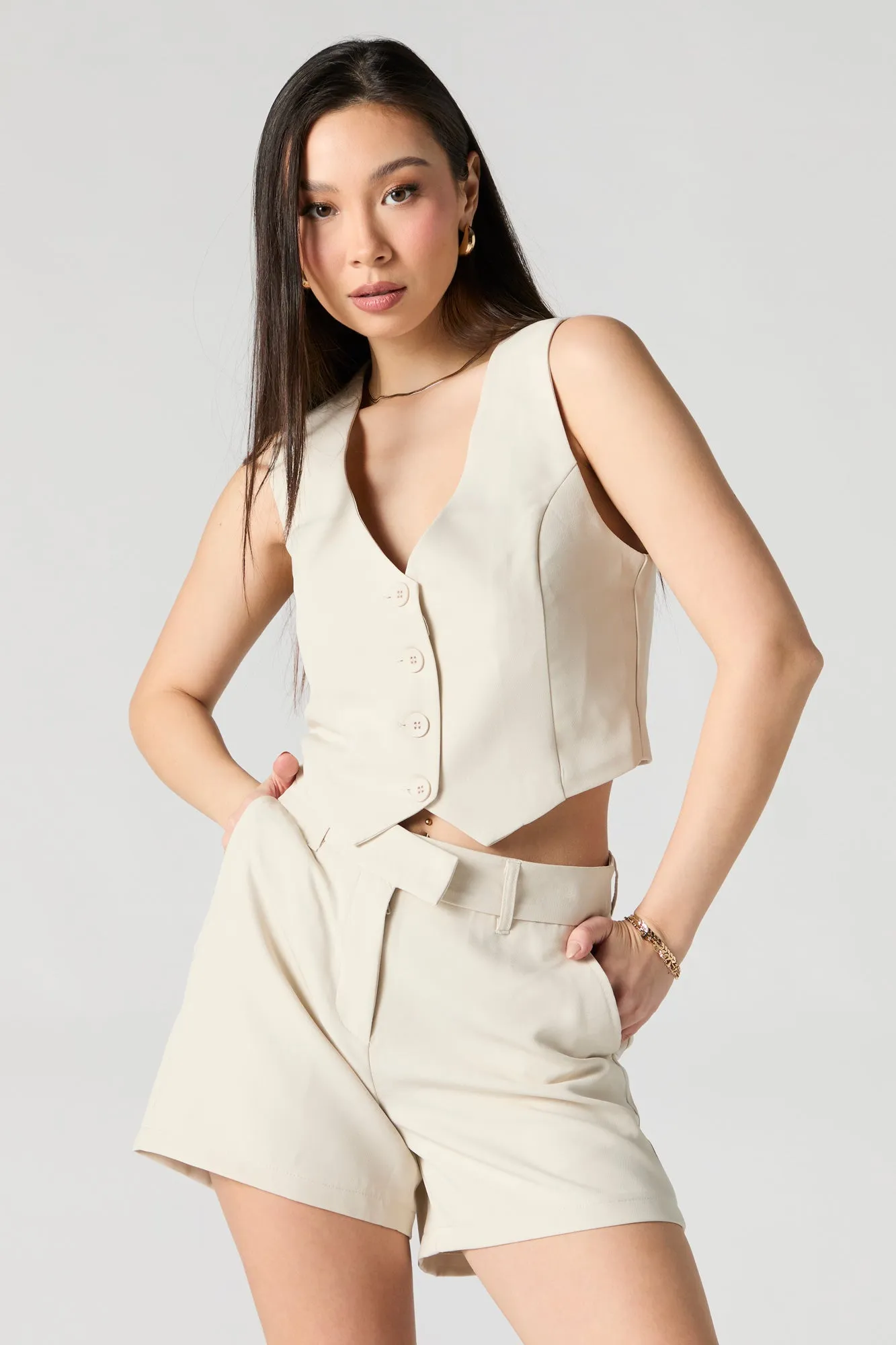 Veste boutonnée courte sold by Urban Planet product image thumbnail 4