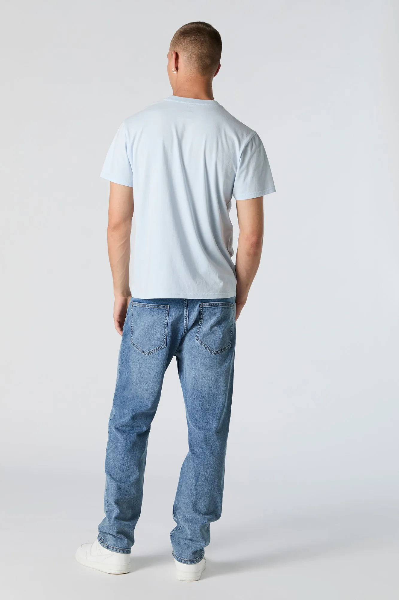 Jean à jambe droite délavé moyen sold by Urban Planet product image thumbnail 3