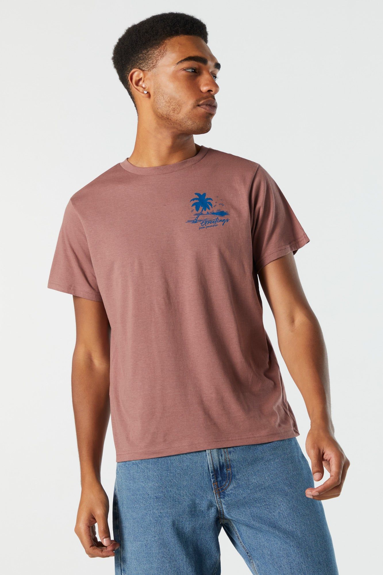 Greetings From Paradise Graphic T-Shirt sold by Urban Planet