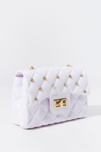 Quilted Jelly Rhinestone Purse sold by Urban Planet