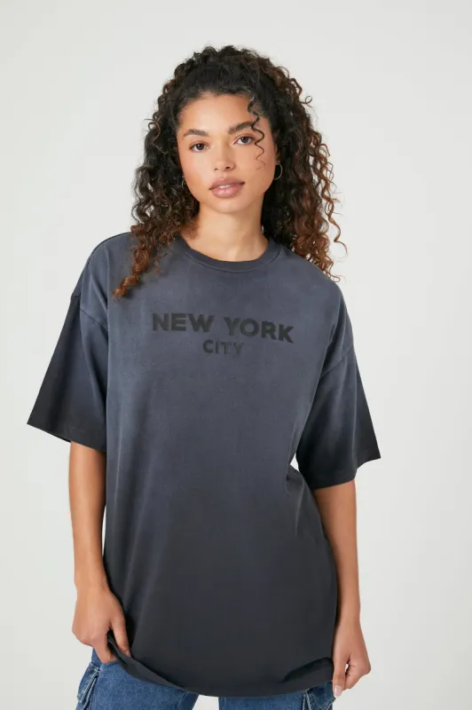 T-shirt délavé à imprimé New York City sold by Urban Planet