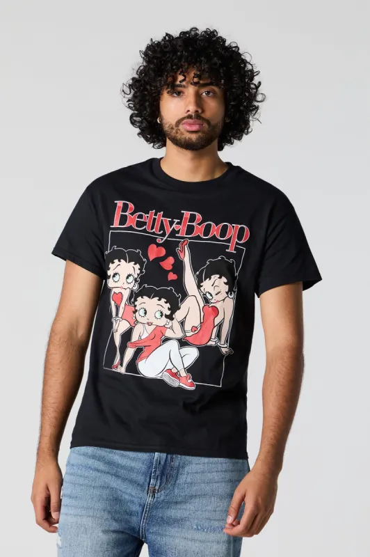 T-shirt à imprimé Betty Boop sold by Urban Planet