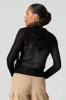 Haut à capuchon en tricot ajouré avec fermeture à glissière sold by Urban Planet