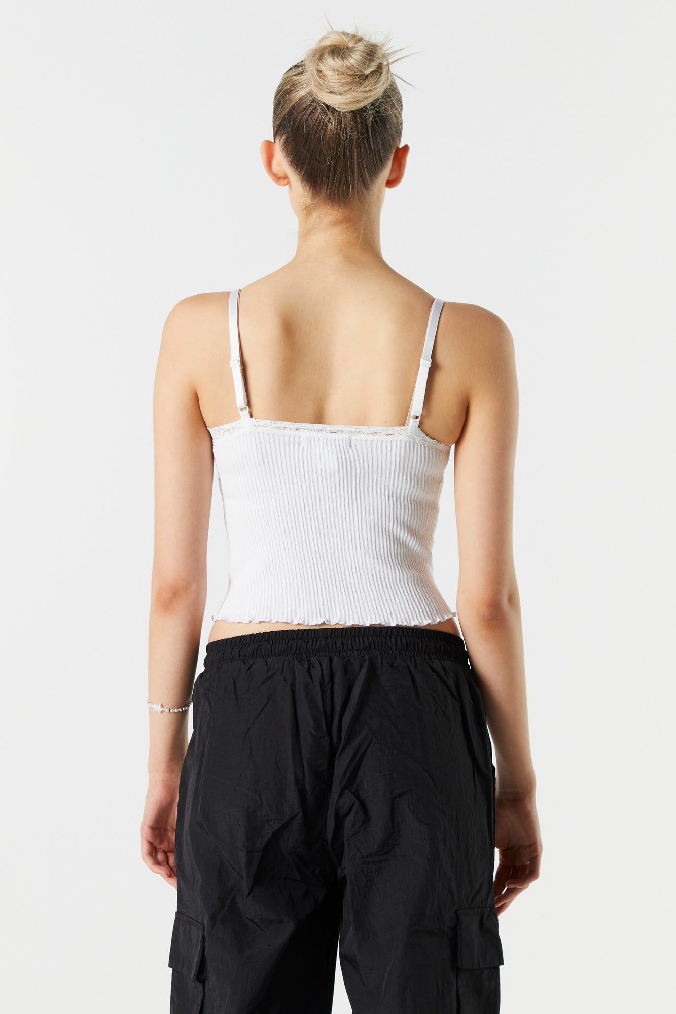 Seamless Lace Trim Tank sold by Urban Planet product image thumbnail 5