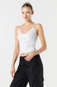 Seamless Lace Trim Tank sold by Urban Planet