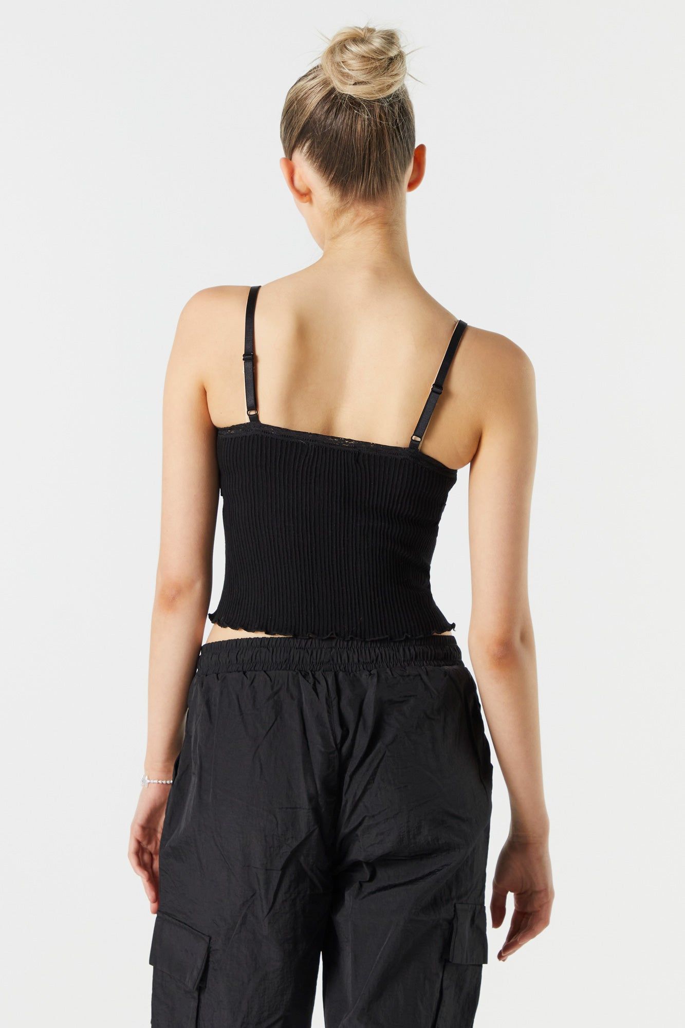 Seamless Lace Trim Tank sold by Urban Planet product image thumbnail 2