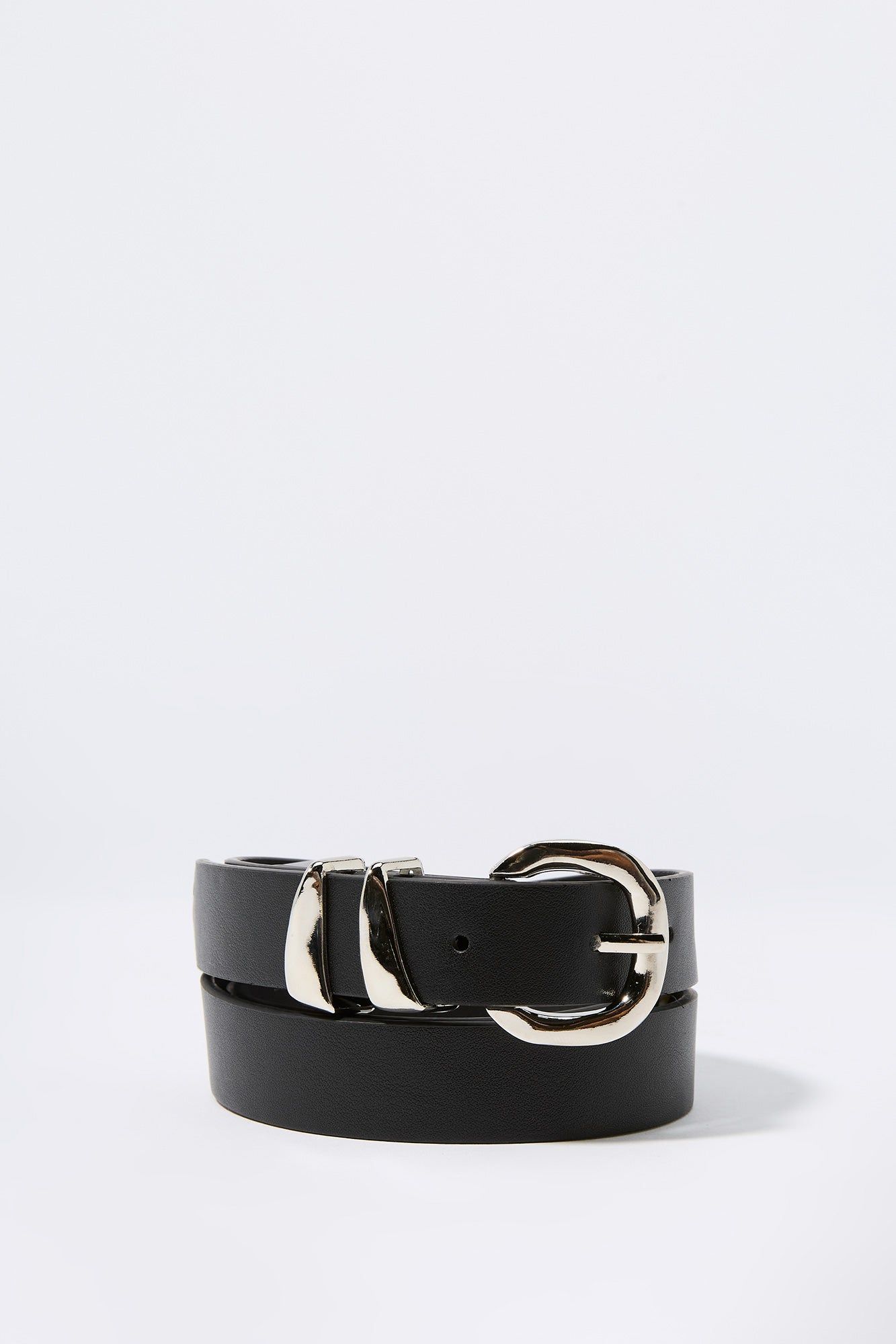 Studded Faux Leather Belt sold by Urban Planet