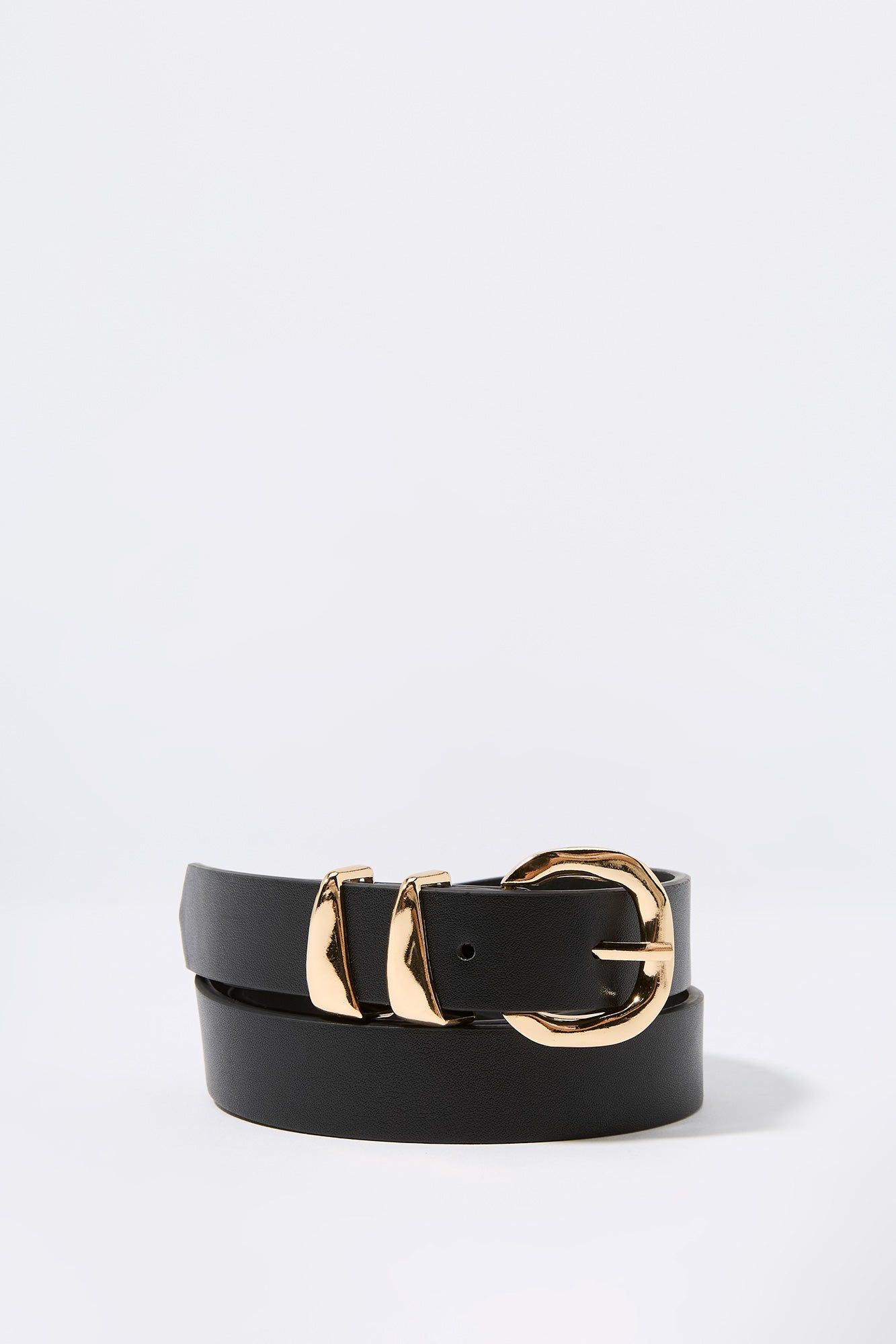 Studded Faux Leather Belt sold by Urban Planet product image thumbnail 3