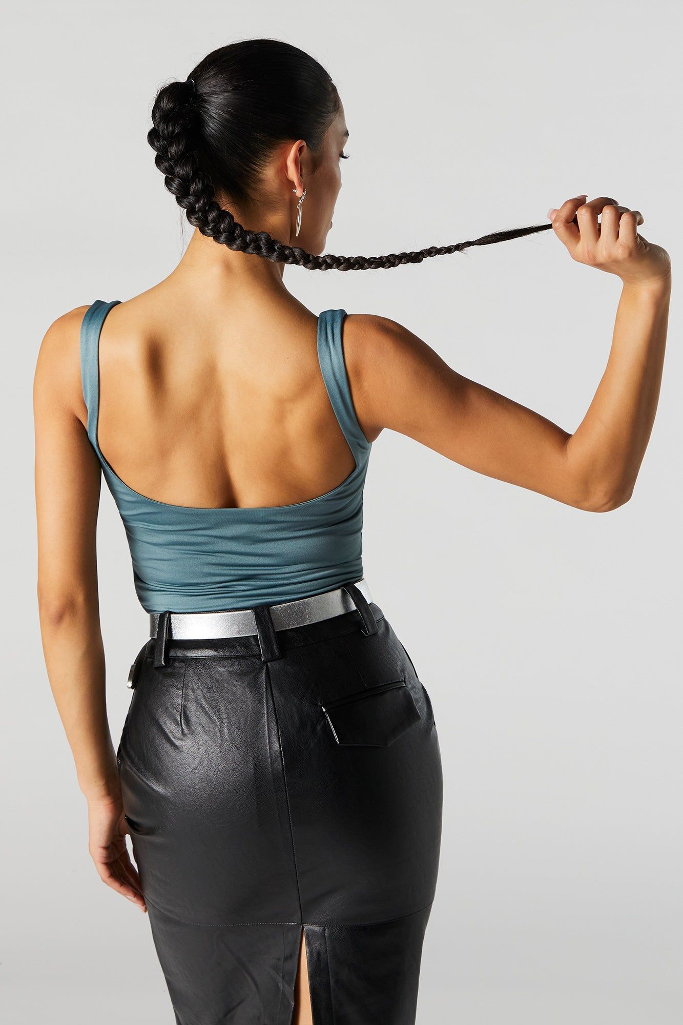 Maillot profilé sans manches avec encolure arrondie sold by Urban Planet product image thumbnail 2