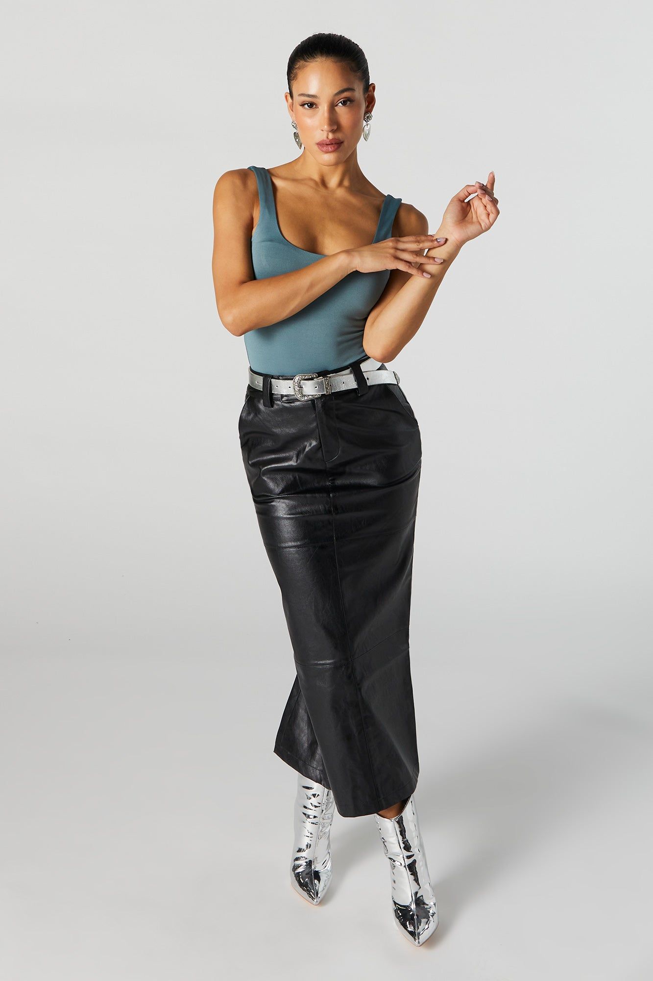 Maillot profilé sans manches avec encolure arrondie sold by Urban Planet product image thumbnail 5