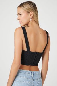 Lace Corset Crop Top sold by Urban Planet