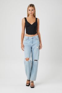 Lace Corset Crop Top sold by Urban Planet