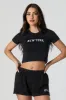 New York Graphic Washed Cropped T-Shirt sold by Urban Planet