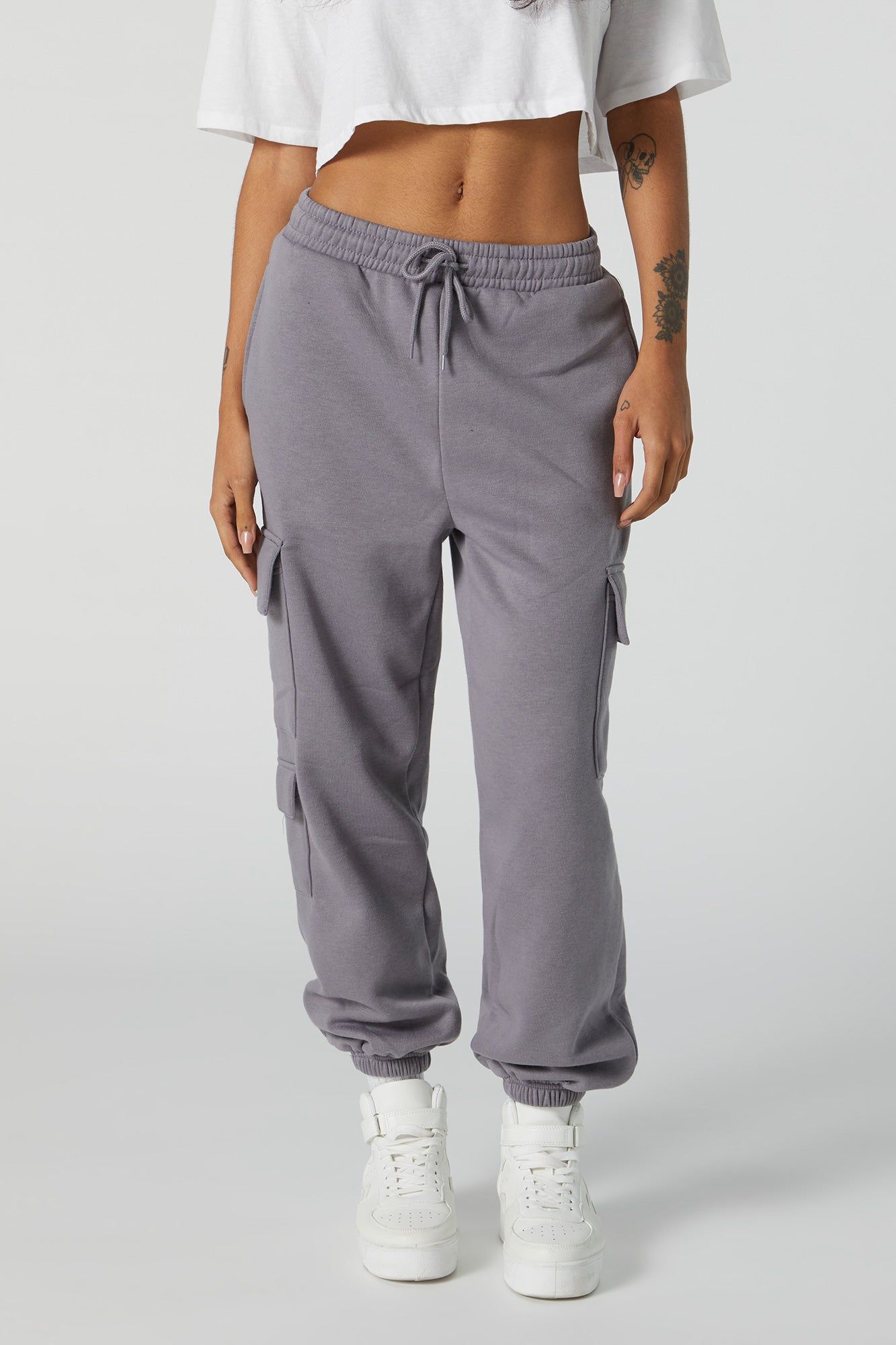 Fleece Multi Pocket Cargo Jogger sold by Urban Planet product image thumbnail 5