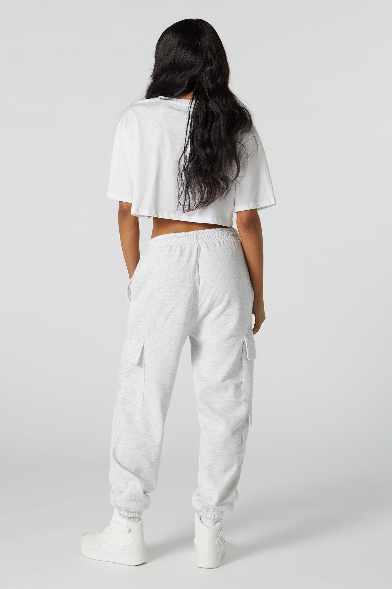 Fleece Multi Pocket Cargo Jogger sold by Urban Planet product image thumbnail 3