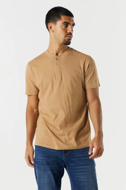 Basic Henley Shirt sold by Urban Planet