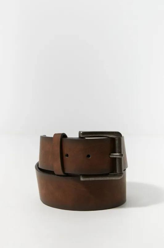 Brown Faux Leather Belt sold by Urban Planet