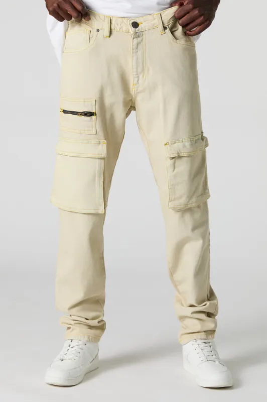 Zip Pocket Slim Cargo Jean sold by Urban Planet