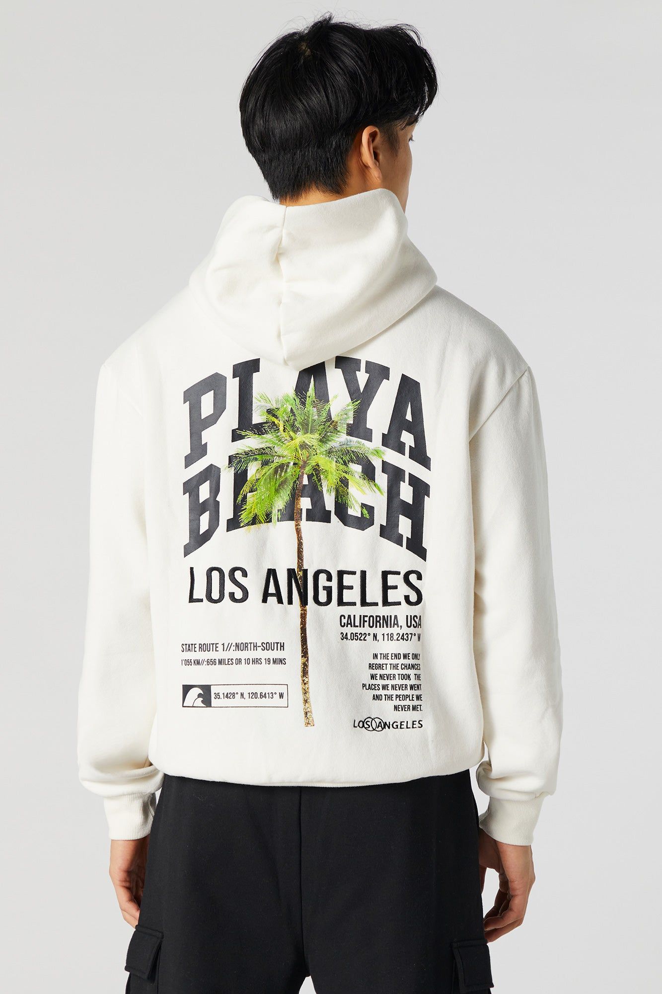 Los Angeles Graphic Fleece Hoodie sold by Urban Planet product image thumbnail 3