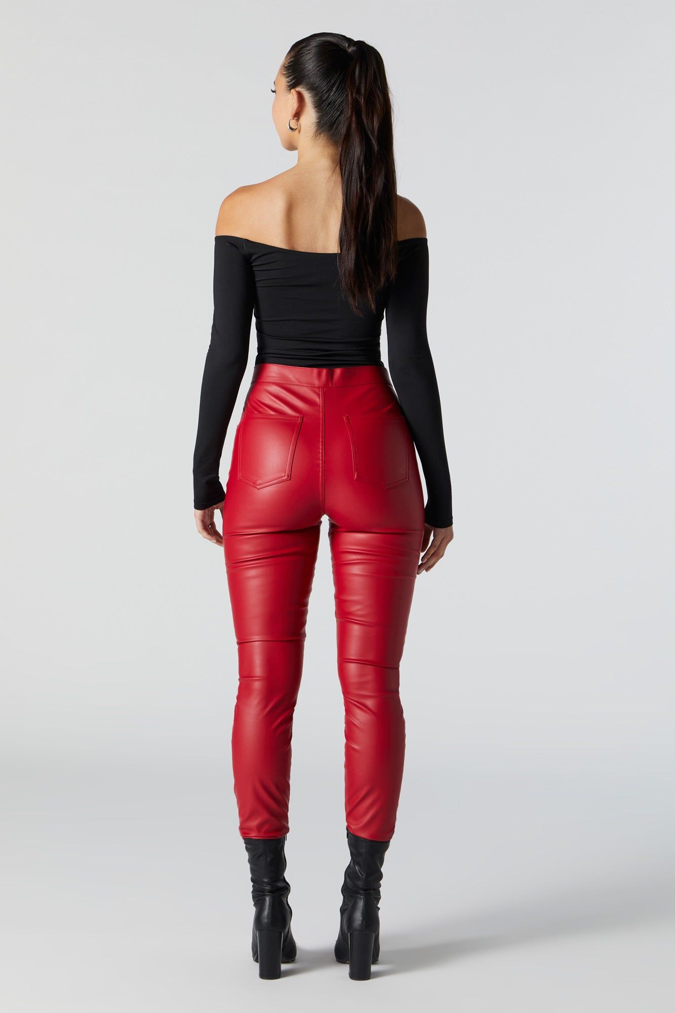Faux Leather High Rise Skinny Pant sold by Urban Planet product image thumbnail 3