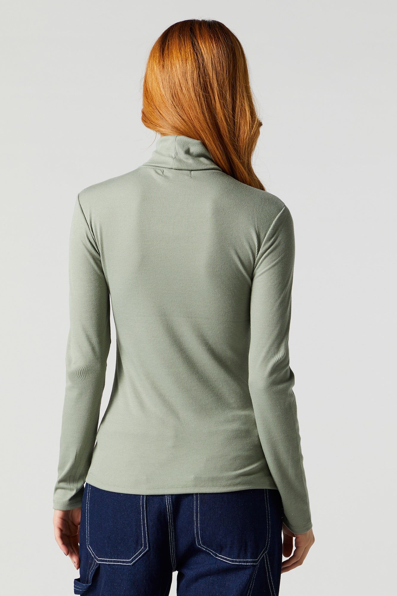 Col roulé côtelé à manches longues sold by Urban Planet product image thumbnail 2