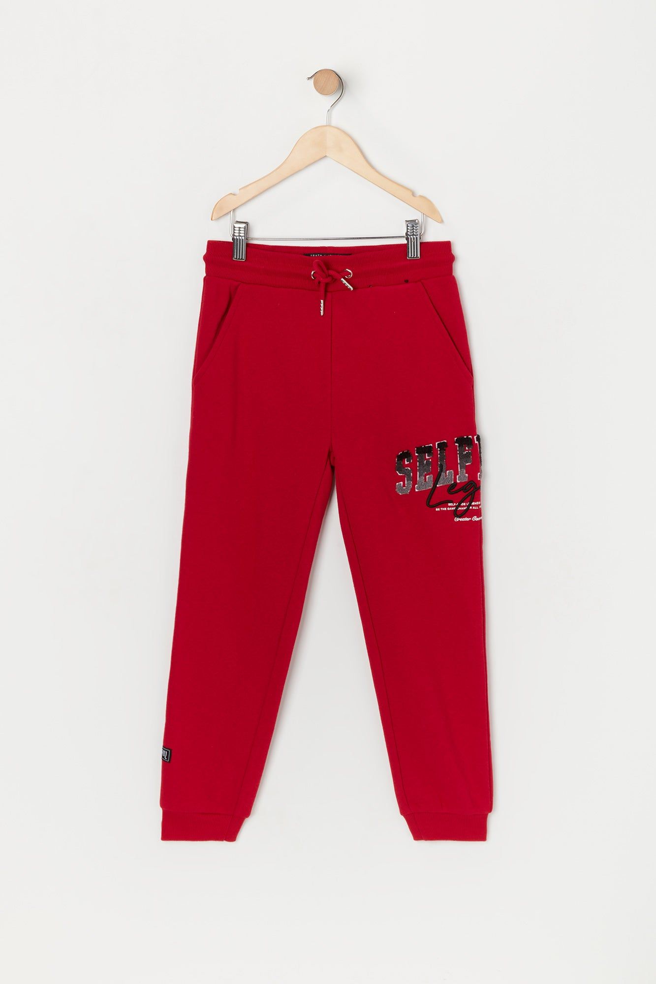 Boys Self Made Chenille Embroidered Jogger sold by Urban Planet