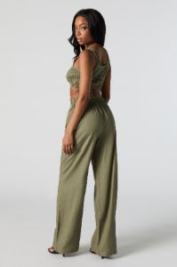 Pleated Wide Leg Pant sold by Urban Planet