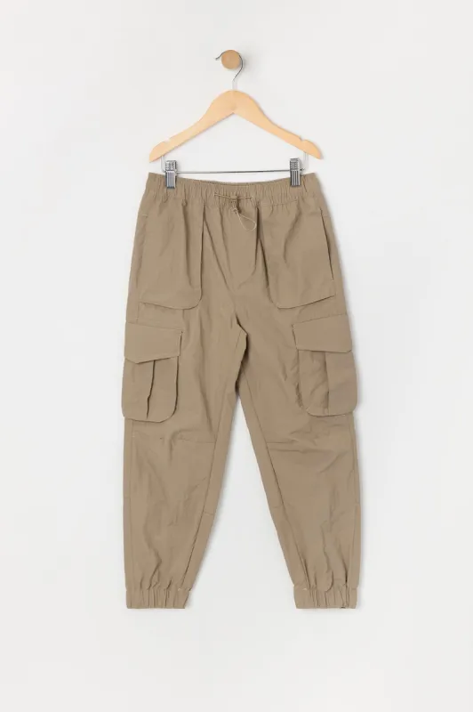 Boys Nylon Cargo Jogger sold by Urban Planet