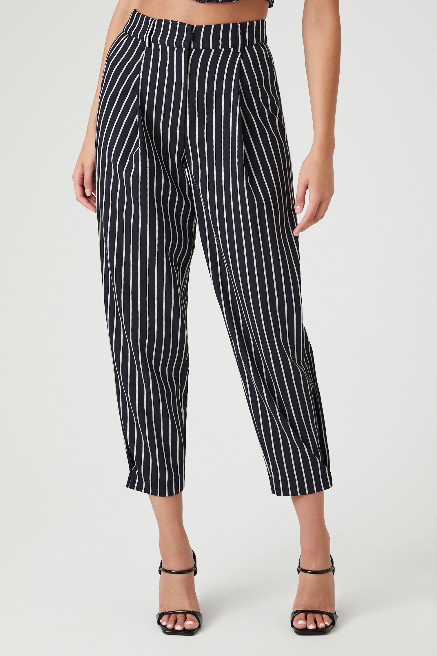 Pantalon à taille haute et fines rayures sold by Urban Planet product image thumbnail 3
