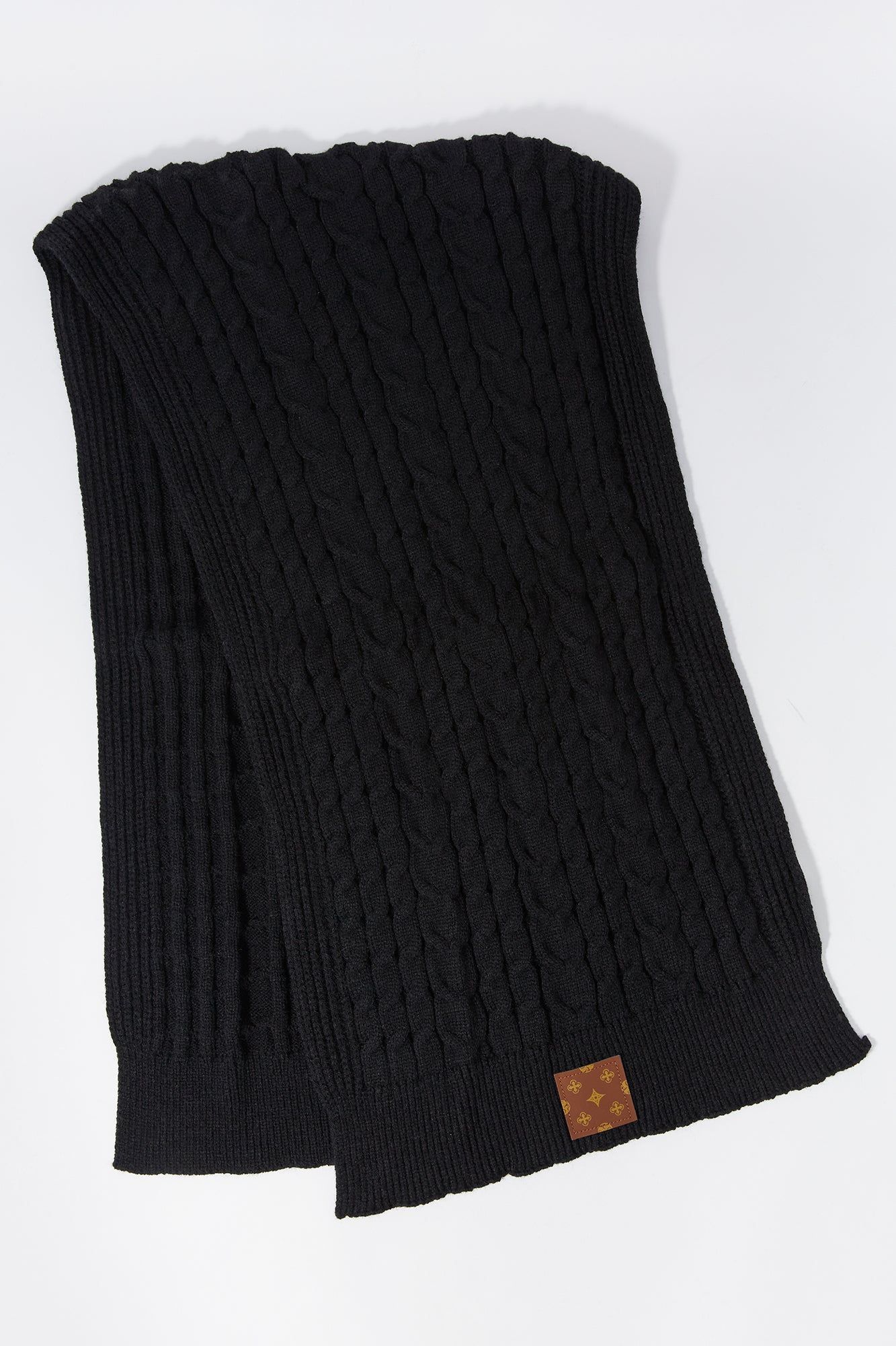 Cable Knit Scarf sold by Urban Planet