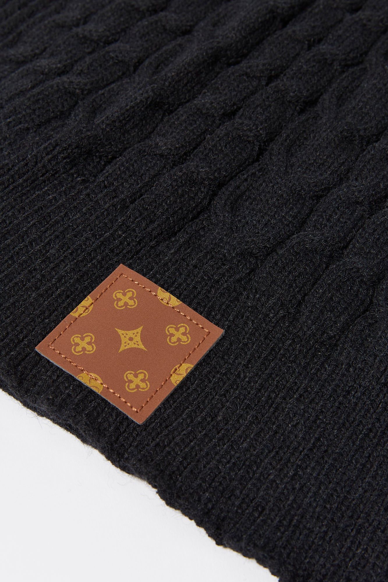 Cable Knit Scarf sold by Urban Planet product image thumbnail 2