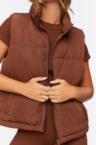 Zip-Up Puffer Vest sold by Urban Planet