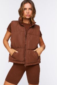 Zip-Up Puffer Vest sold by Urban Planet