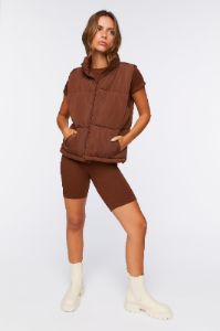 Zip-Up Puffer Vest sold by Urban Planet