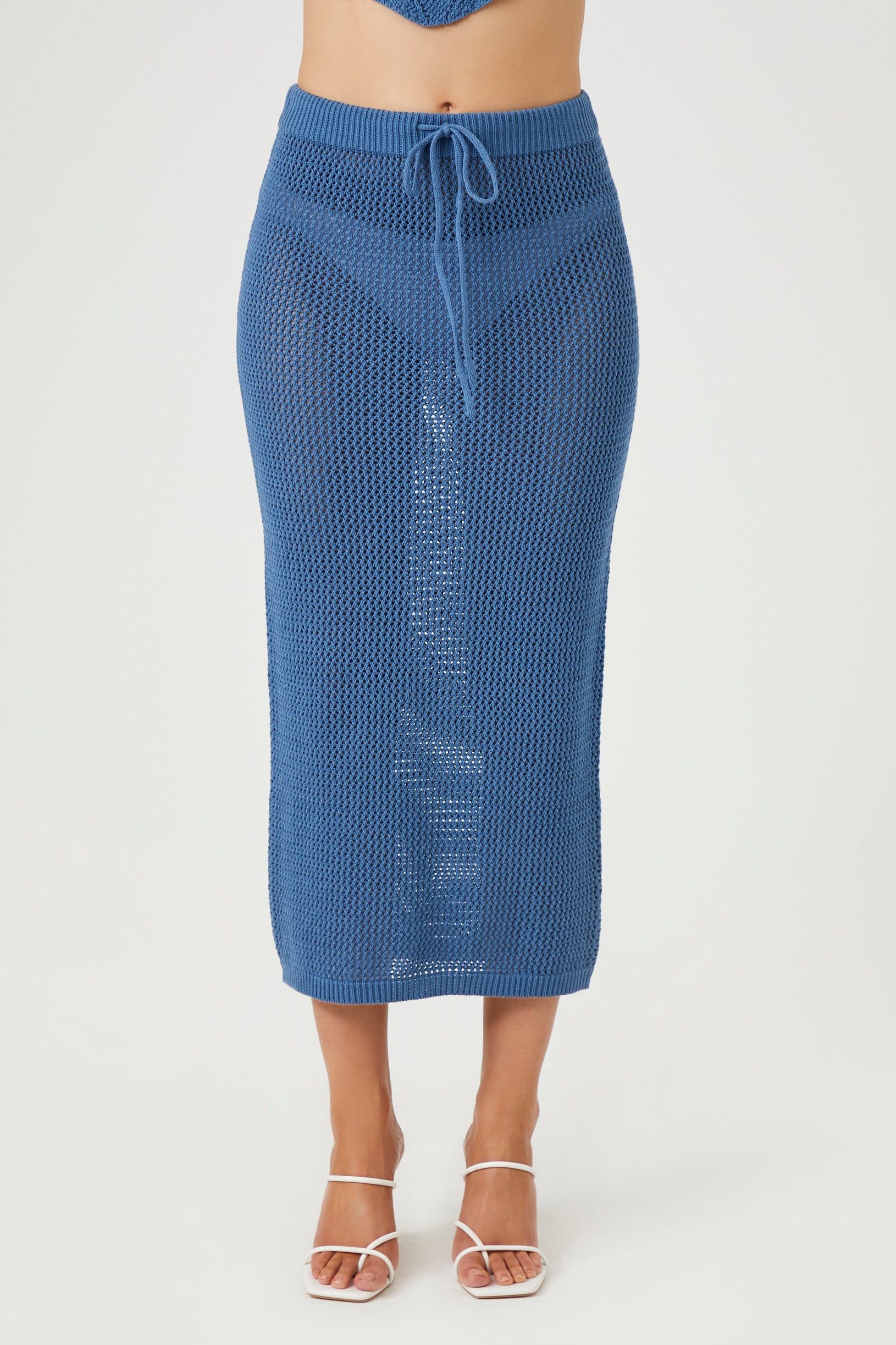 Crochet Knit Maxi Skirt sold by Urban Planet product image thumbnail 2