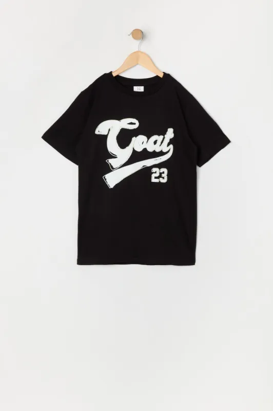 Boys GOAT Graphic T-Shirt sold by Urban Planet