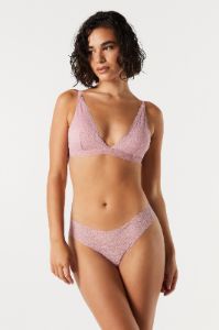 Bralette en dentelle fleurie à décolleté en V sold by Urban Planet
