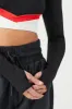 Haut écourté sans couture avec trou pour les pouces Active sold by Urban Planet