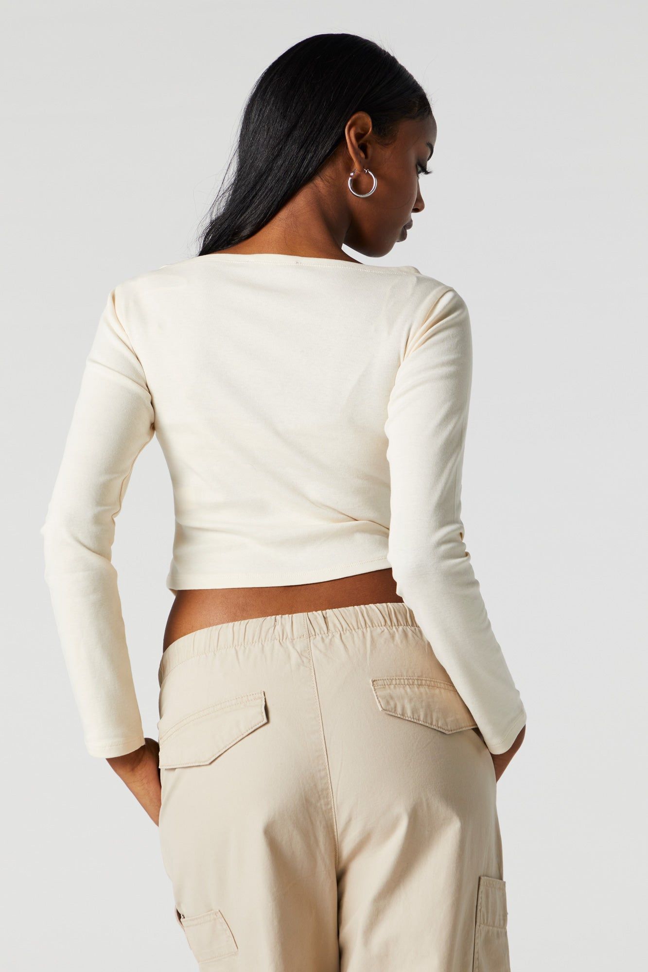 Haut à manches longues avec imprimé Étoile et pierres du Rhin sold by Urban Planet product image thumbnail 2