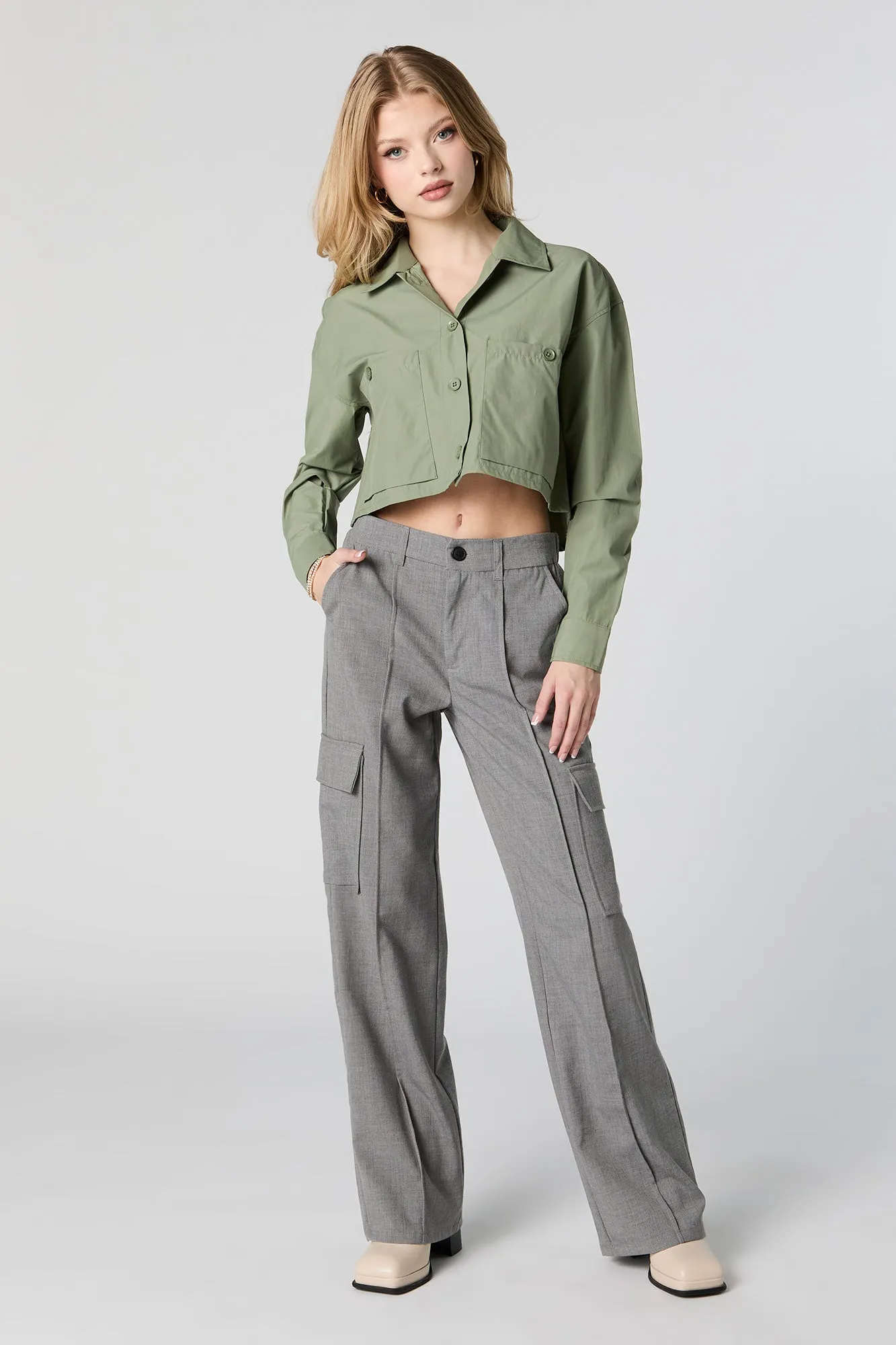 Haut boutonné court sold by Urban Planet product image thumbnail 3