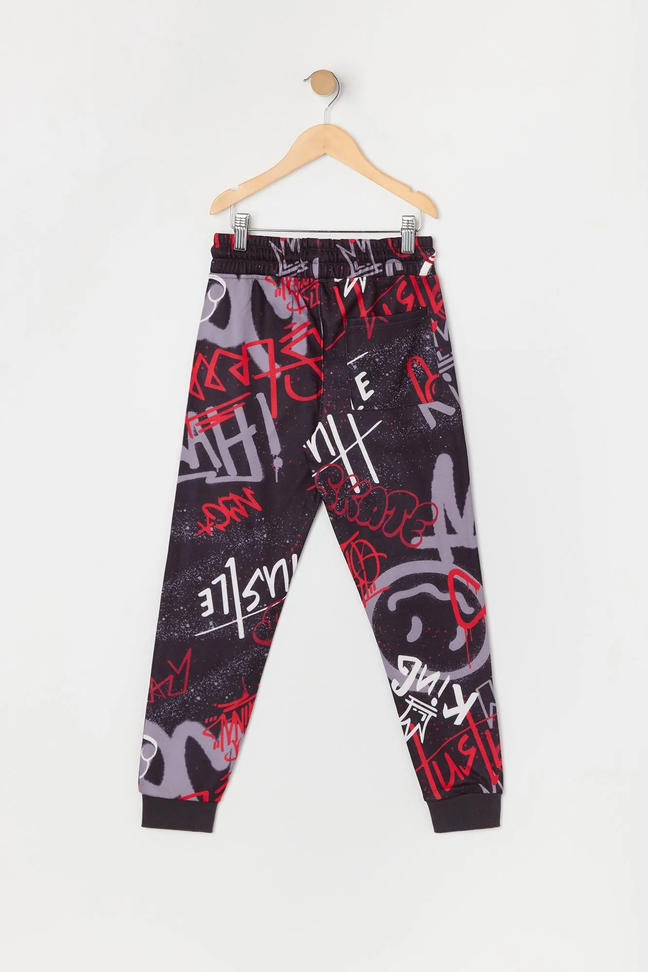 Jogger en molleton à imprimé graffitis pour garçon sold by Urban Planet product image thumbnail 2