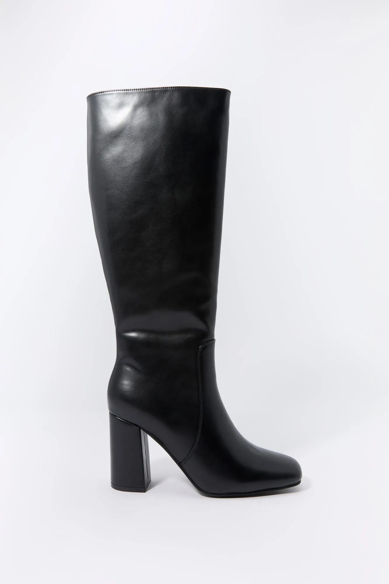 Knee High Square Toe Boots sold by Urban Planet product image thumbnail 2